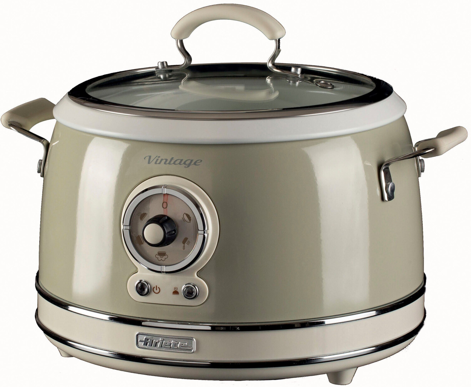 پلو پز و آرام پز آریته ایتالیا مدل Ariete Rice & Slow Cooker | ظرفیت 3.5 لیتر | رنگ بژ | پخت راحت و آهسته